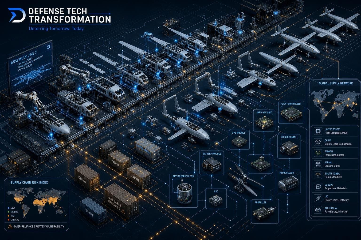 Hero image for "The Pentagon Wants Millions of Drones — But a UPS Shipment to Hong Kong Shows Why Onshoring Is the Hard Part"